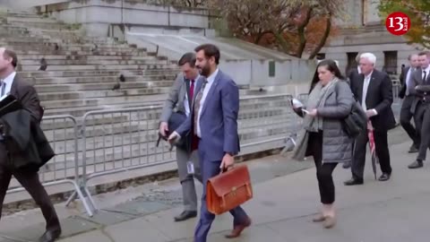 "Donald Trump Jr. Arrives at Court to Testify at Father's Civil Fraud Trial"