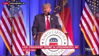 President Trump Speaks at NC GOP Convention june 10th 2023