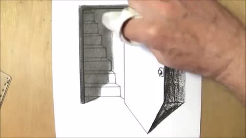 The Door Illusion - Magic Perspective with Pencil