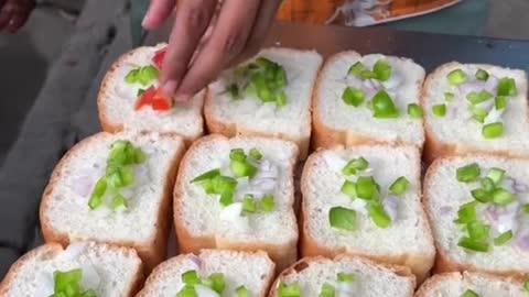 Cheese Garlic Breads - Indian street food