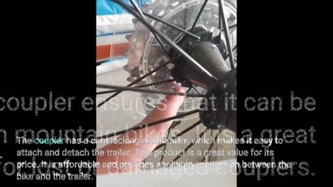 Read Ratings: Titanker Upgraded Bike Trailer Attachment Bike Trailer Coupler for Instep & Schwi...