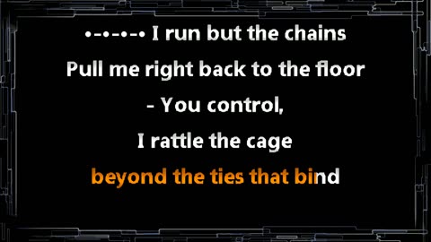 Alter Bridge • Ties That Bind (CC) [Karaoke Instrumental Lyrics]