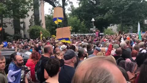 Berlin: August 1st, 2021 Lockdown Protests, Large Turnout Despite Ban on Lockdown Protests