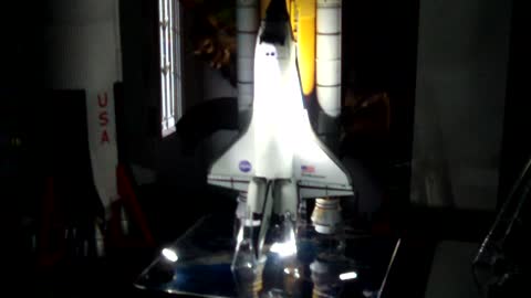 Bandai Space Shuttle Static Model With LEDS