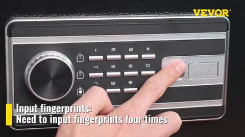 VEVOR Fingerprint Locks Safe Deposit Box