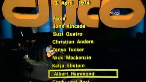Albert Hammond - I'm A Train = Music Video 1974