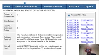 Summary of NAVEDTRA 14080A - Equipment Operator (EO) Advanced