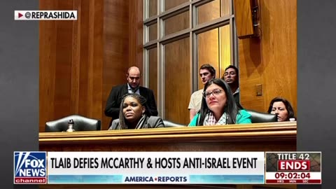 Tlaib defies McCarthy and hosts anti-Israel event