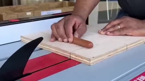 SawStop Table saw hotdog test in slow motion