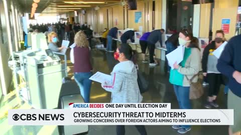 Concern about cybersecurity threats ahead of Election Day