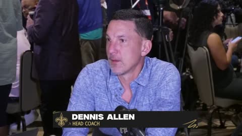 Dennis Allen at 2024 NFL Owners Meetings | New Orleans Saints