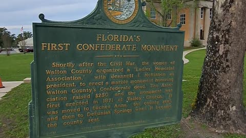 Defuniak Springs, Florida Confederate Monument. 3/7/24