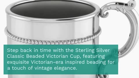 Elegance for Every Sip: Sterling Silver Cups for Babies