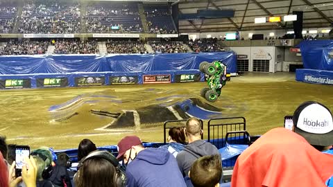 Grave Digger Nose Wheelie