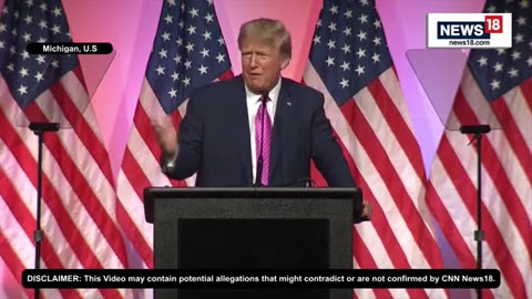 Trump speech today