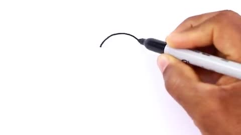 How to Draw a Duck from Number 2 - Easy Drawing_Cut