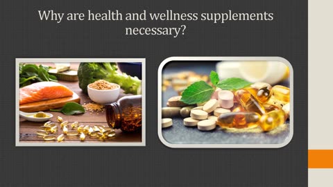 Why are actually health and wellness supplements essential?