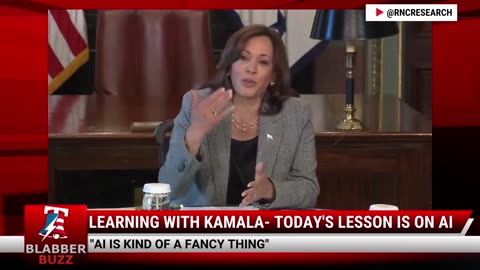 Learning With Kamala- Today's Lesson Is On AI