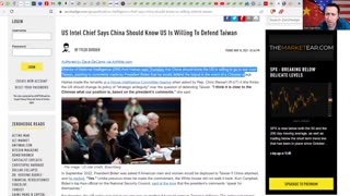 USA WANTS WAR WITH CHINA! - INTEL CHIEF INSISTS U.S. WILL DEFEND TAIWAN! - SCRIPTED WW3 SCENARIO