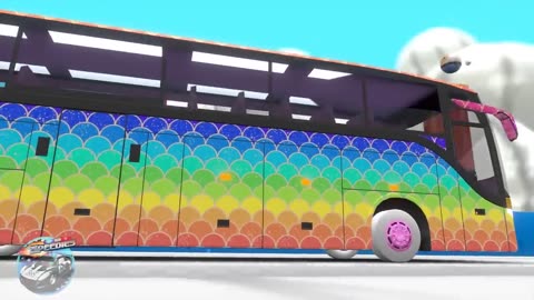 All Aboard- The Bus Song for Kids with Wheels On The Bus