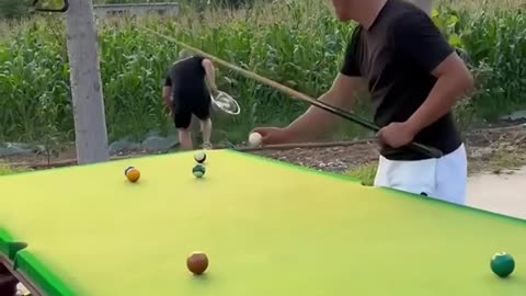 Funny Video BILLIARD