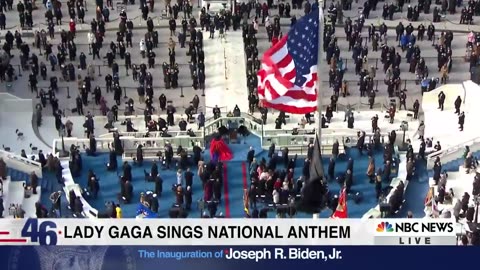 Watch Lady Gaga Perform The National Anthem At Biden's inauguration