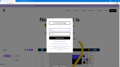 Figma Signing Up and Signing In Course Online For Free