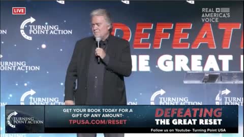 Steve Bannon Full Speech TPUSA Sept 16, 2022