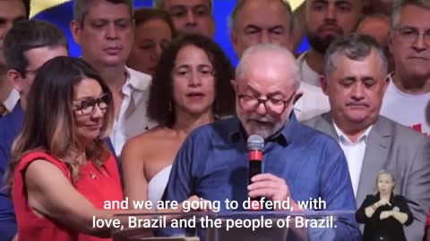 Lula: Brazil to Enter New Era of Peace. Love and Hope