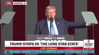 FULL SPEECH - President Donald J. Trump delivers remarks in Houston, Texas - 11/2/23