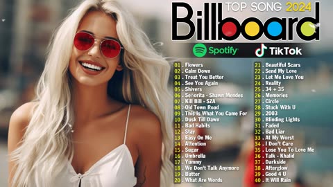 TOP 100 Songs of 2024 - Billboard Hot 100 - Best Pop Music Playlist on Spotify 2024