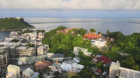 Gushan Marina and adjacent Harbor Neighborhood 🇹🇼 (2023-07) {aerial}