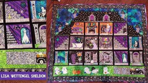 Haunted Halloween Quilt Winners Video 2022 Sweet Pea Sew Along