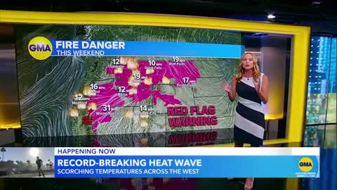 Record setting heat wave grips the West l GMA