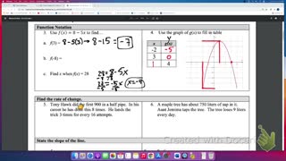 IM2 Unit 5 AlgTrad CA Review Part 1