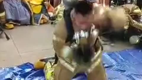 Firefighter training! Absolutely incredible! 🔥💪🙌
