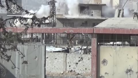 Syrian Rebels Firing a 19th Century Cannon in the Back of a Truck