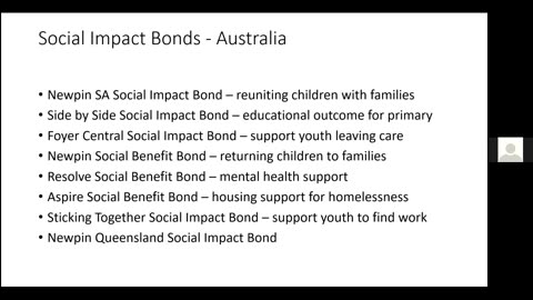 SOCIAL IMPACT BONDS EXPLAINED. Did you know that investors are making profit returns off mental health, affordable housing, children's education, loneliness, disability, Aboriginal families and more!