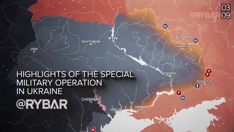 Highlights of Russian Military Operation in Ukraine on September 3rd 2023