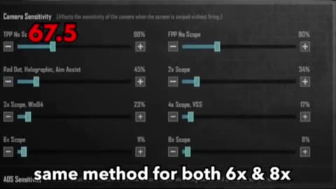 PUBG sensitivity