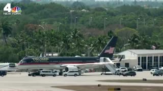 Donald Trump departs Florida for New York ahead of arraignment in court - April 3rd, 2023