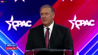 Mike Pompeo speaks at CPAC.