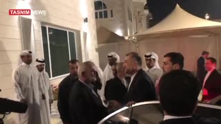 BREAKING: Iranian Foreign Minister meets with Hamas leader in Qatar.