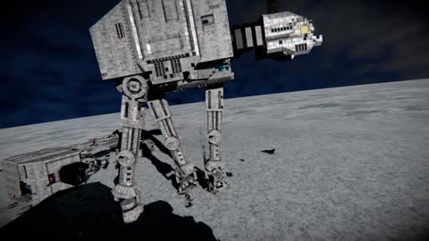 Star Wars AT-AT Battle Space Engineers Mecha