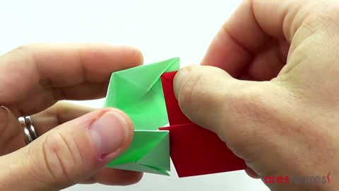 Tzuzura] Origami Cubic Gift Box
