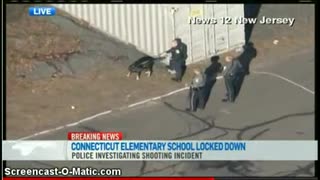 'Blood Spattered On Witnesses - 2 Shooters 12-14-12' - Sandy Hook Breaking News Report