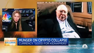 Charlie Munger comments on the cryptocurrency crash: "We do not need money for kidnappers."