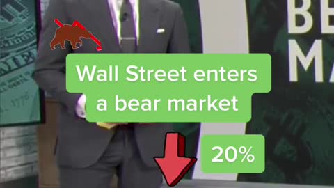 Wall Street enters a bear market