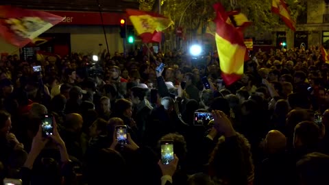 Hundreds protest against Spain's potential amnesty law