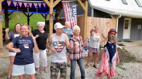 Trump Dance #Magapalooza National Patriot Campout Campbell County Tennessee